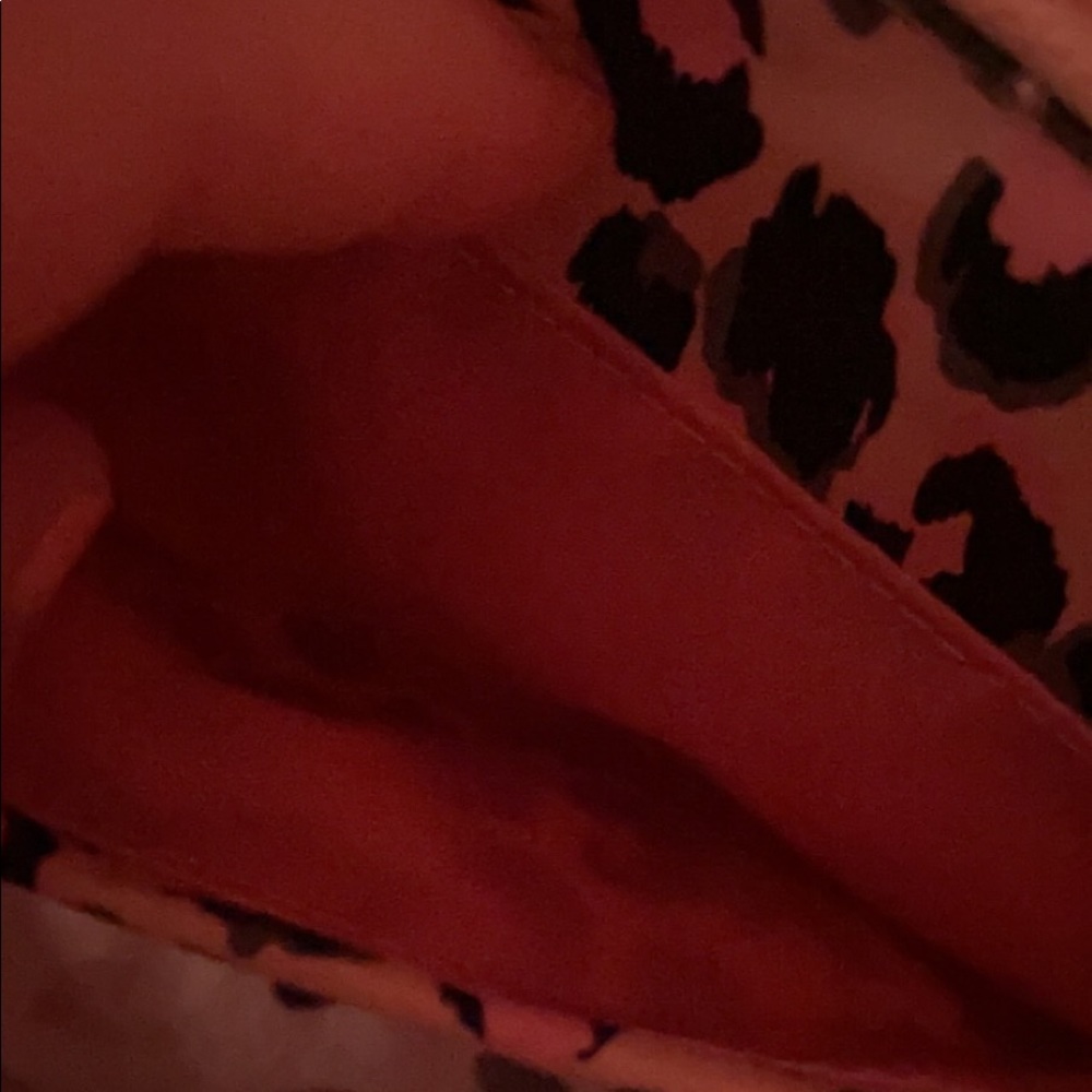 Pink Cheetah Print Makeup/Cosmetic Bag View 4